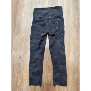Lululemon wunder High Rise Camo Pocket Crop Leggings Size 2